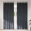vidaXL Tende oscuranti 2 pcs Grigio chiaro 140 x 245 cm Velluto