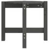vidaXL Tavolino da Salotto Grigio &Oslash; 52,5x45 cm Legno Massello di Pino