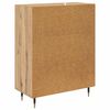 vidaXL Credenza Rovere artigianale 69,5 x 34 x 90 cm Legno multistrato