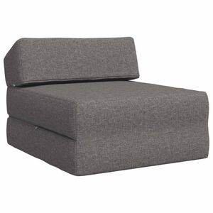 vidaXL Divano Letto Pieghevole Grigio Chiaro 60 x 70 x 41 cm Tessuto