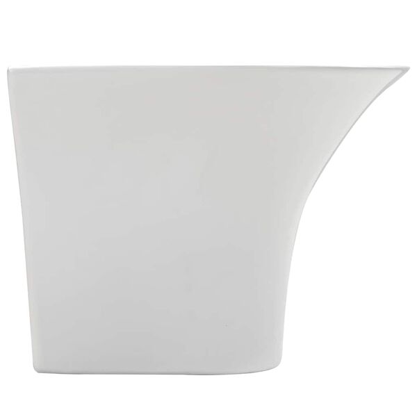 vidaXL Lavabo Bianco 47 x 45 x 37 cm Ceramica Smaltata