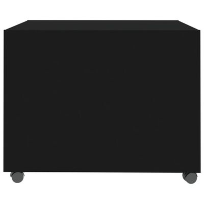 vidaXL Tavolino da Salotto Nero 55x55x40 cm in Legno Multistrato