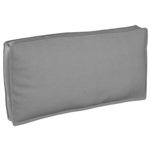 vidaXL Cuscino Tessuto Oxford Grigio 120 x 60 x 12 cm