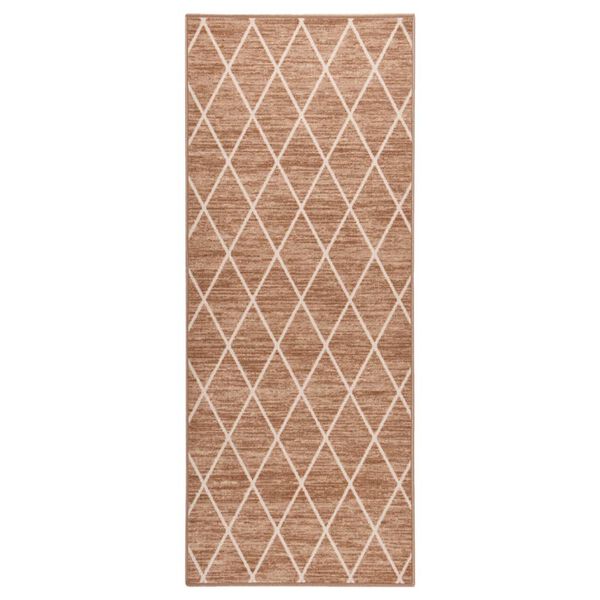 vidaXL Tappeto Corsia Marrone Chiaro 80x250 cm