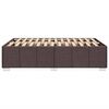 vidaXL Giroletto senza Materasso Marrone Scuro 80x200 cm in Tessuto