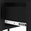 vidaXL Armadio da Notte con cassetto 2 pcs Rovere Nero 42 x 41 x 61 cm