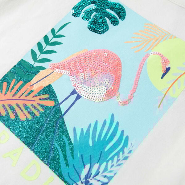 Maglietta da Bambina Ecru 104