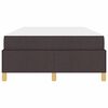 vidaXL Struttura del letto Marrone Scuro 120 x 200 cm Tessuto