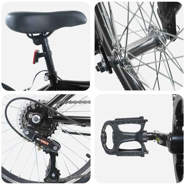 vidaXL Bicicletta per Bambini 20 Pollici 6-Speed