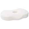 vidaXL Cuscino per Collo Bianco 53 x 35 x 11 cm Schiuma Memory