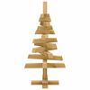 vidaXL Alberi di Natale Marrone 60 cm Legno di pino massello