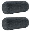 vidaXL Federa 2 pcs HEERLEN Antracite &Oslash; 15 x 40 cm Fleece PV