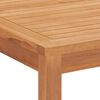 vidaXL Set da pranzo da giardino 7 pz 160x80 cm in legno massello di teak