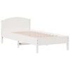 vidaXL Letto senza Materasso Bianco 90x200 cm Legno Massello di Pino