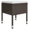 vidaXL Set Mobili da Pranzo per Giardino 9 pz Marrone