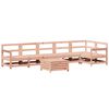 vidaXL Set Divani da Giardino 7 pz in Legno Massello Abete Douglas