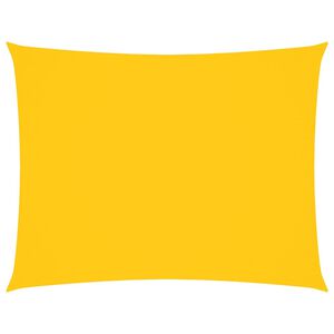 vidaXL Parasole a Vela Oxford Rettangolare 5x7 m Gialla