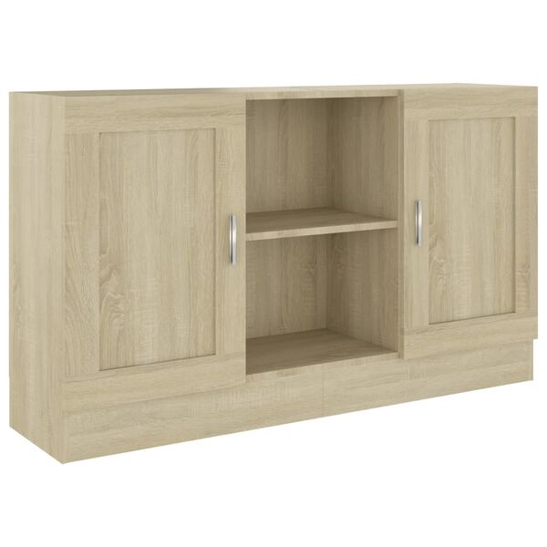 vidaXL Credenza Rovere Sonoma 120x30,5x70 cm in Legno Multistrato