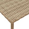 vidaXL Tavolino da Giardino Rettangolare Beige 40x40x37 cm Polyrattan
