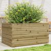 vidaXL Fioriera da Giardino 90x60x46 cm in Legno di Pino Impregnato
