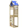vidaXL Torre da Gioco Marrone Legno Impregnato Solido