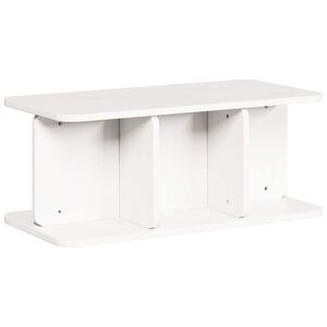 vidaXL Tavolino da salotto Bianco 80 x 39,5 x 33,5 cm