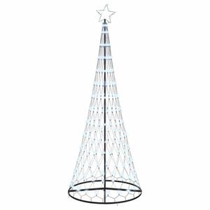 vidaXL Albero di Natale LED Bianco freddo 250 cm Metallo