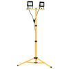 vidaXL Faretto a LED con Treppiede 2x30 W Bianco Freddo