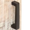 vidaXL Comodino 40x30x50 cm in Legno Massello di Acacia