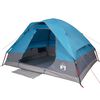 vidaXL Tenda da Campeggio a Cupola per 2 Persone Blu Impermeabile