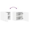 vidaXL Armadio pensile 2 pcs Bianco 40 x 31 x 40 cm Legno multistrato
