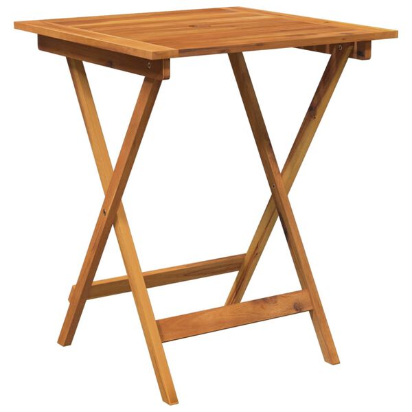 vidaXL Set da Pranzo da Giardino 3 pz Pieghevole in Massello di Acacia