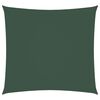 vidaXL Vela Parasole in Tela Oxford Quadrata 2x2 m Verde Scuro