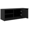 vidaXL Mobile TV Rovere Nero 102 x 35 x 36,5 cm Legno multistrato