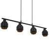 vidaXL Lampadario Nero 82 cm E14