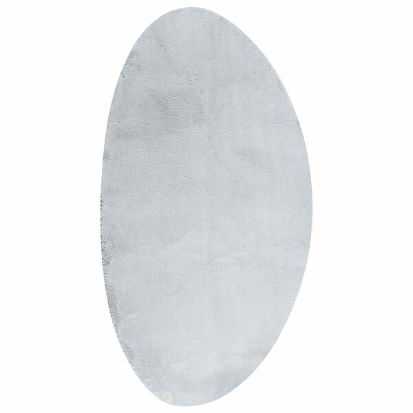 vidaXL Tappeto HUARTE Grigio 100 x 200 cm Poliestere