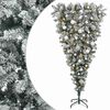 vidaXL Albero di Natale artificiale rovesciato con rami snodati 120 cm