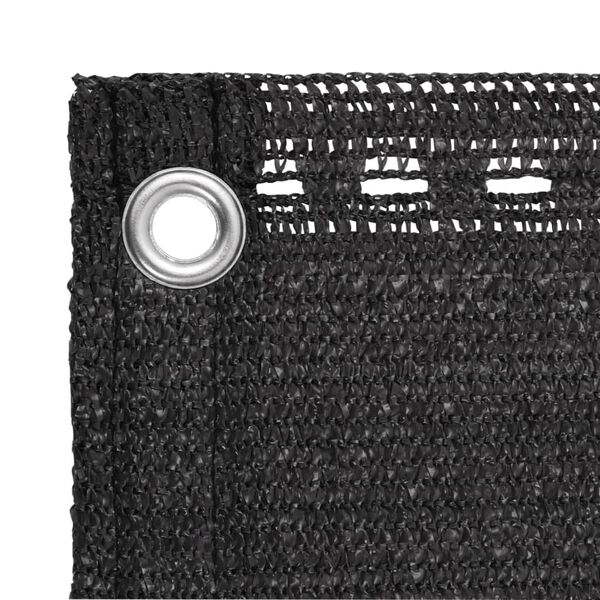 vidaXL Paravento da Balcone HDPE 75x600 cm Antracite