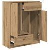vidaXL Credenza con Cassetti e Ante Rovere Artigianale 73x31x90 cm