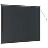 vidaXL Tendaggi a veneziana con tende Nero 130 x 160 cm Alluminio
