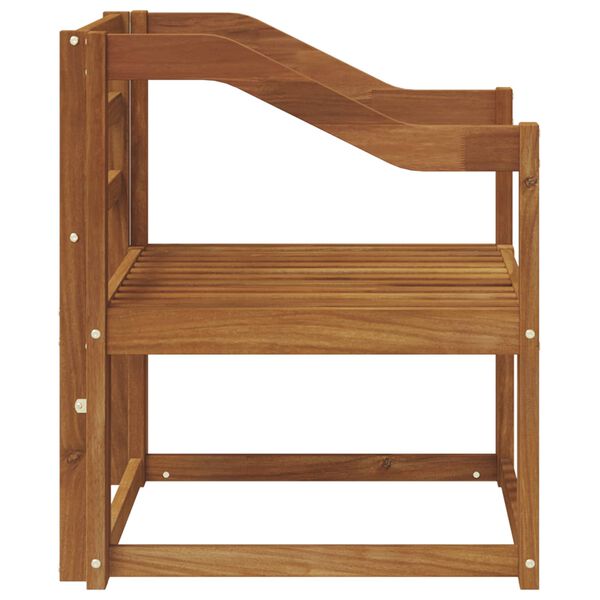 vidaXL Divano da esterno Legno di Acacia Massello Naturale