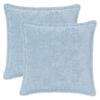 vidaXL Federa 2 pz HOUTEN Azzurro 40 x 40 cm