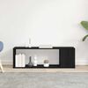 vidaXL Set mobile TV Nero 100 x 24 x 63 cm Legno multistrato
