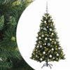 vidaXL Albero di Natale artificiale con palline 120 cm 150 LED