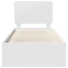 vidaXL Struttura del letto Bianco 90 x 190 cm Pino massello