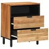 vidaXL Armadietto per letto Marrone 50 x 33 x 62 cm