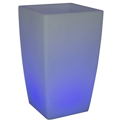 Eurotrail Lampada LED Ricaricabile/Vaso di Fiori Rotondo 50 cm