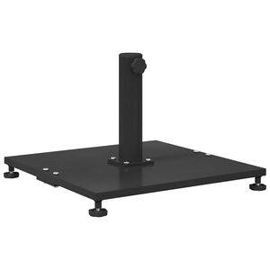 vidaXL Base per ombrellone 25.95 kg Nero Quadrato