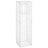 vidaXL Cesti a Gabbione a Torre 2 pz 50x50x180 cm in Ferro