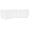 vidaXL Tavolino da salotto Bianco 102 x 50,5 x 35 cm
